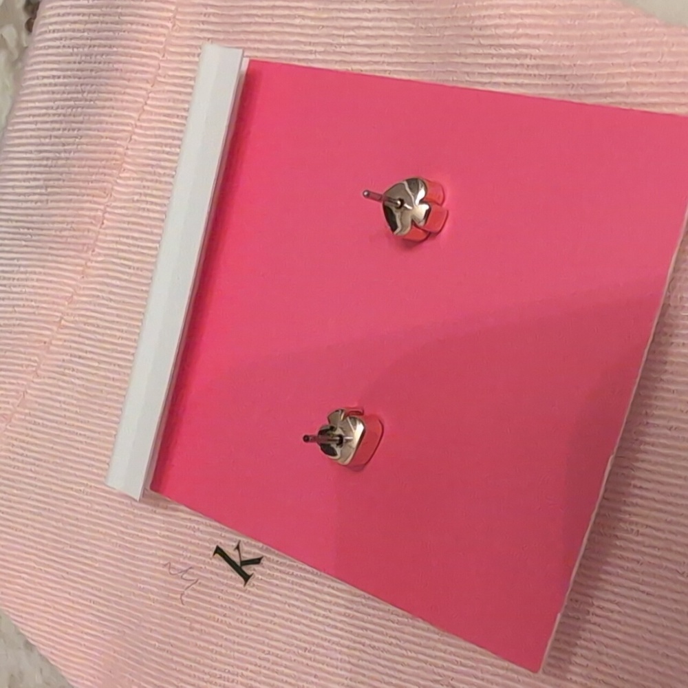 Kate Spade Gold Heart Earrings - Picture 3 of 4